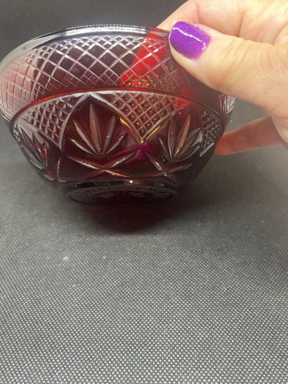 Arcoroc Red Cereal Size Bowl - Picture 3 of 4